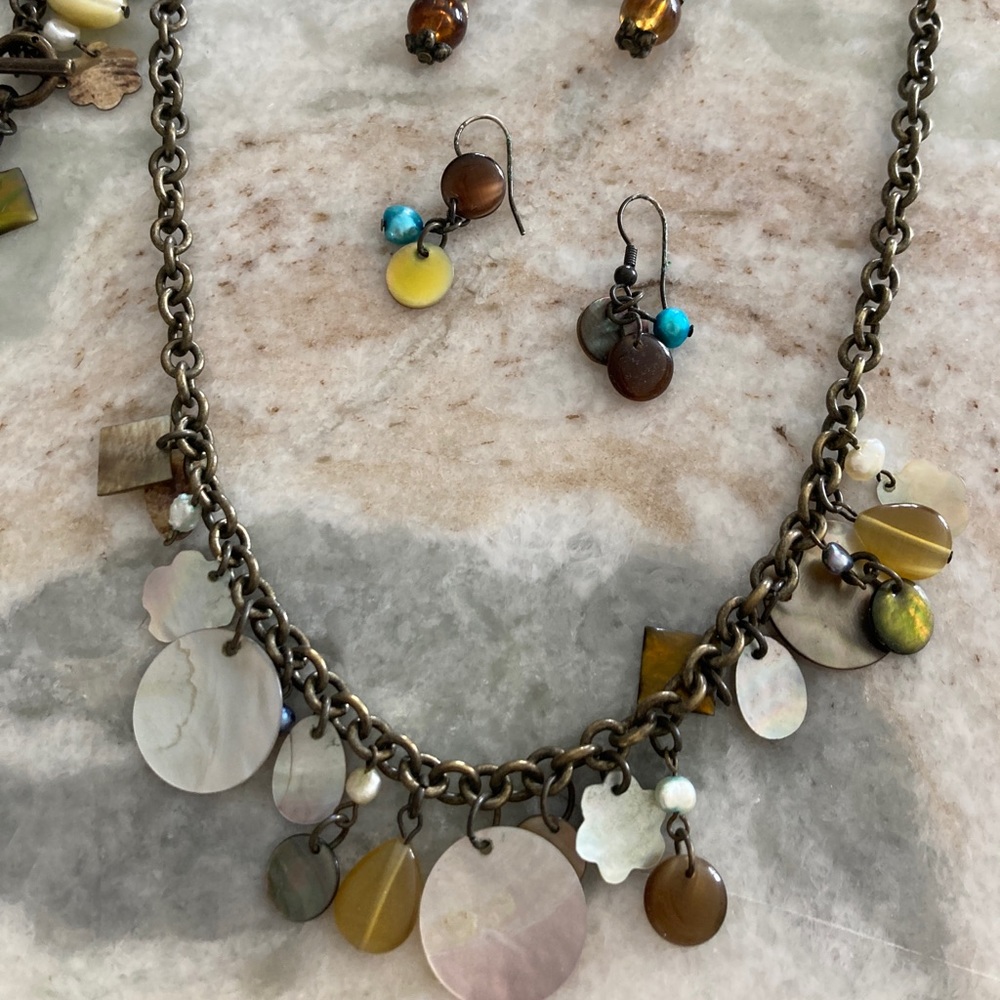 Premier Design Sea shore-necklace-bracelet and earring set